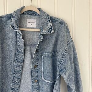 Acid Wash Denim Shirt